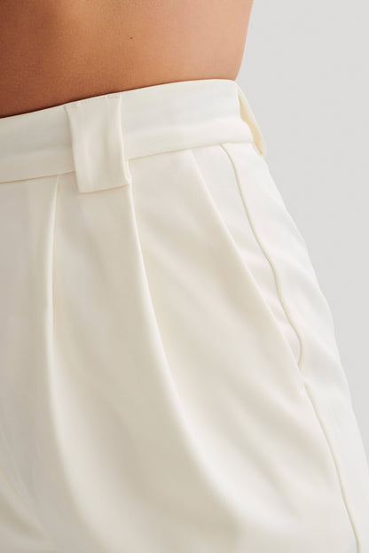 Shorts de tailleur Sigourney - Ivoire