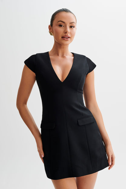 Robe-blazer sans manches Kiernan - Noir