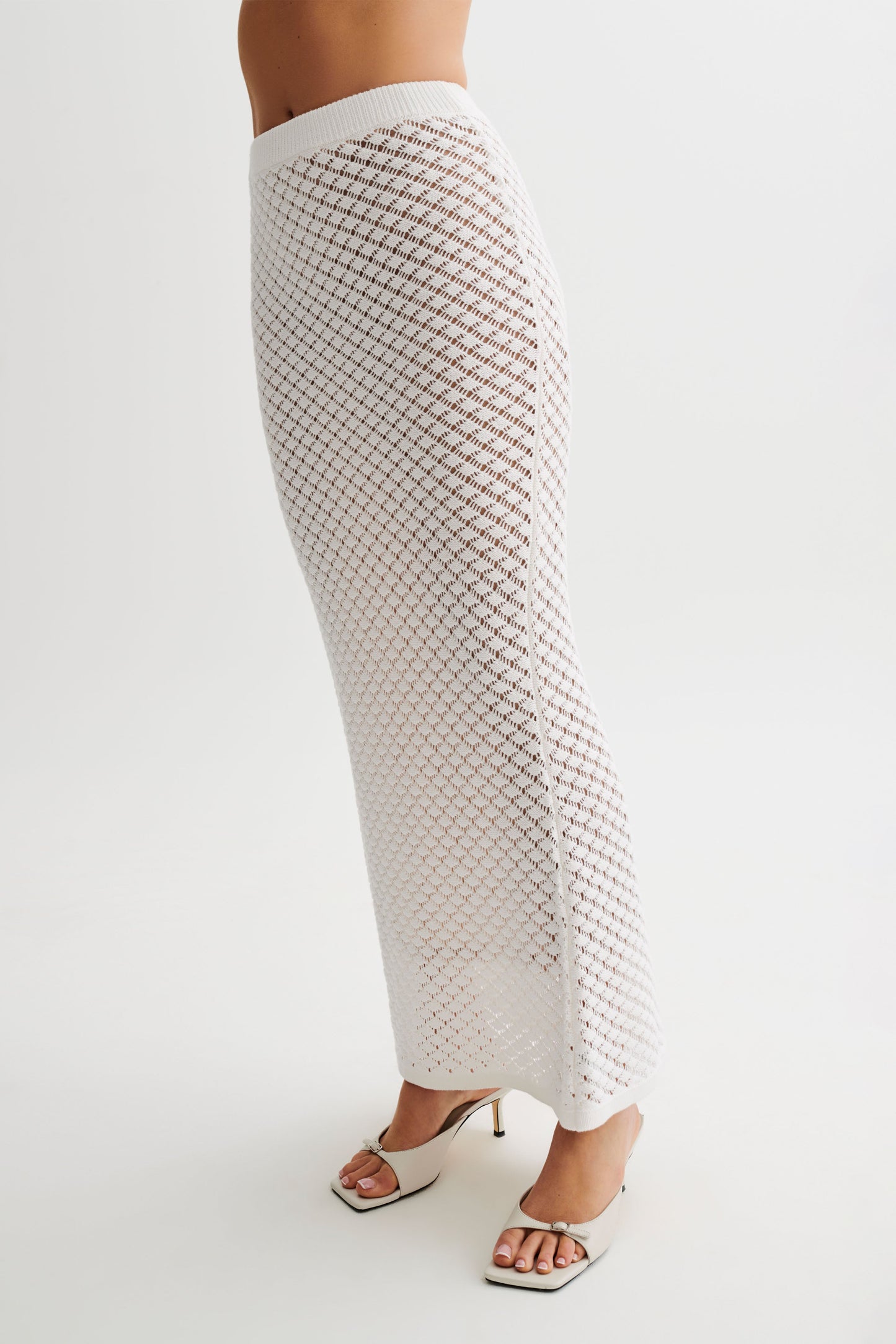 Jupe Maxi Tricot Guiliana - Ivoire
