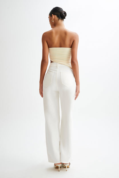 Top sans bretelles Donata Slinky - Sorbet au citron