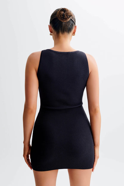 Mini-robe en jersey Sawyer - Gris anthracite