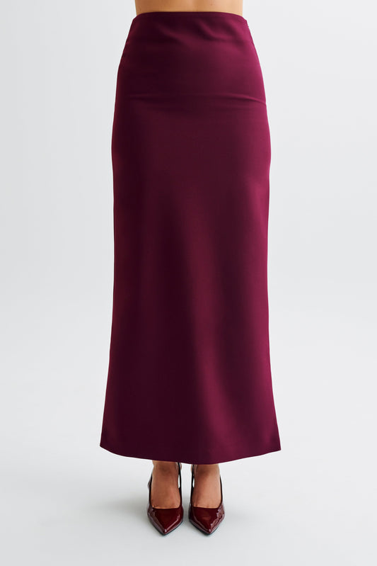Jupe Maxi Micah - Prune