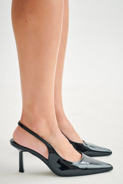 Dasha - Chaussures à talons compensés à bout pointu - Noir