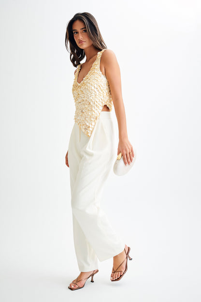 Halter Willow en nacre - Perle