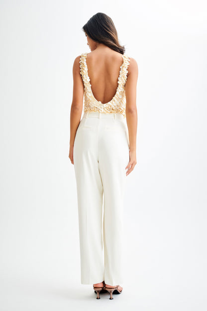 Halter Willow en nacre - Perle