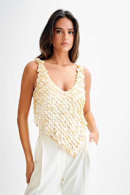 Halter Willow en nacre - Perle