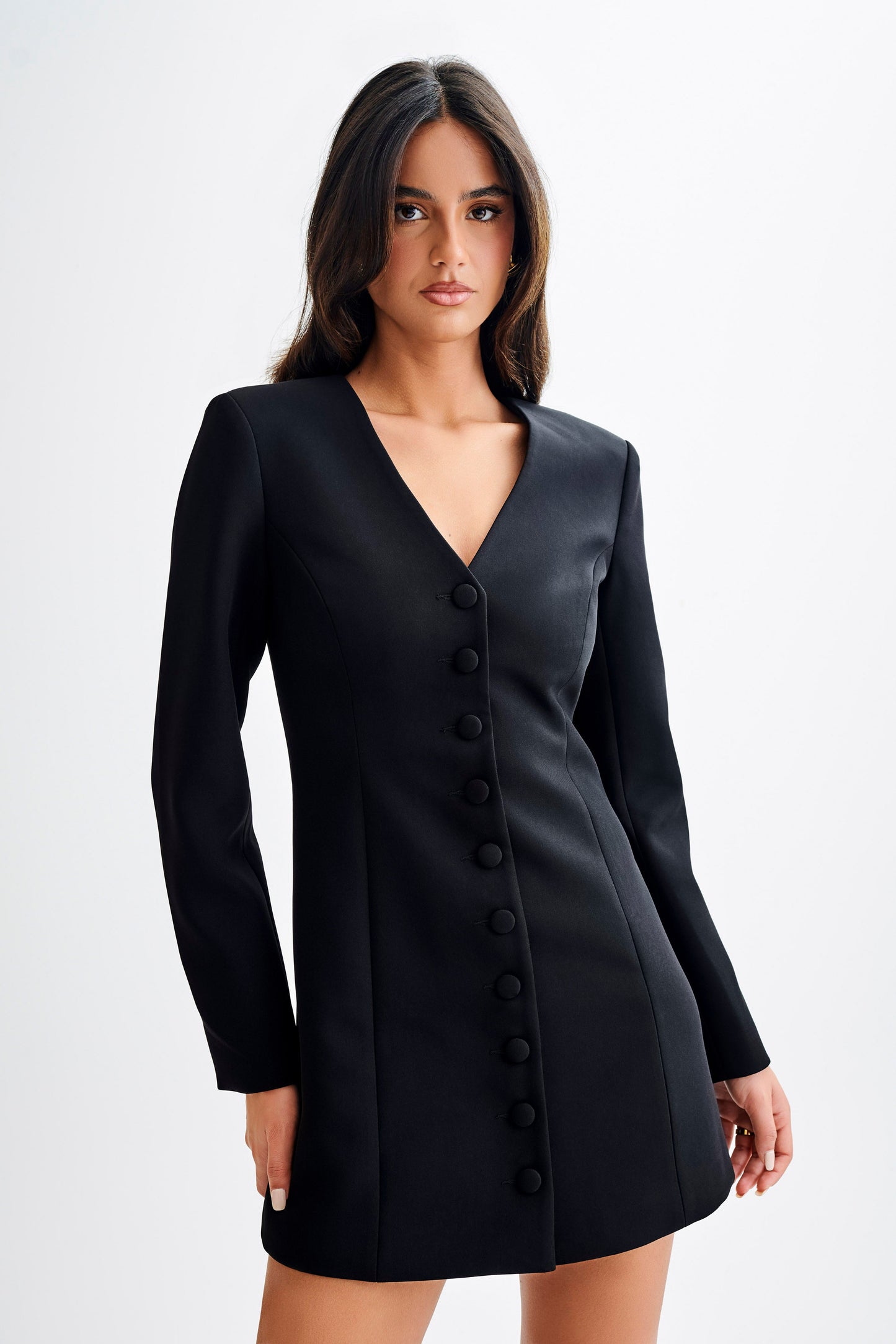 Mini-robe blazer à manches longues Hurley - Noir