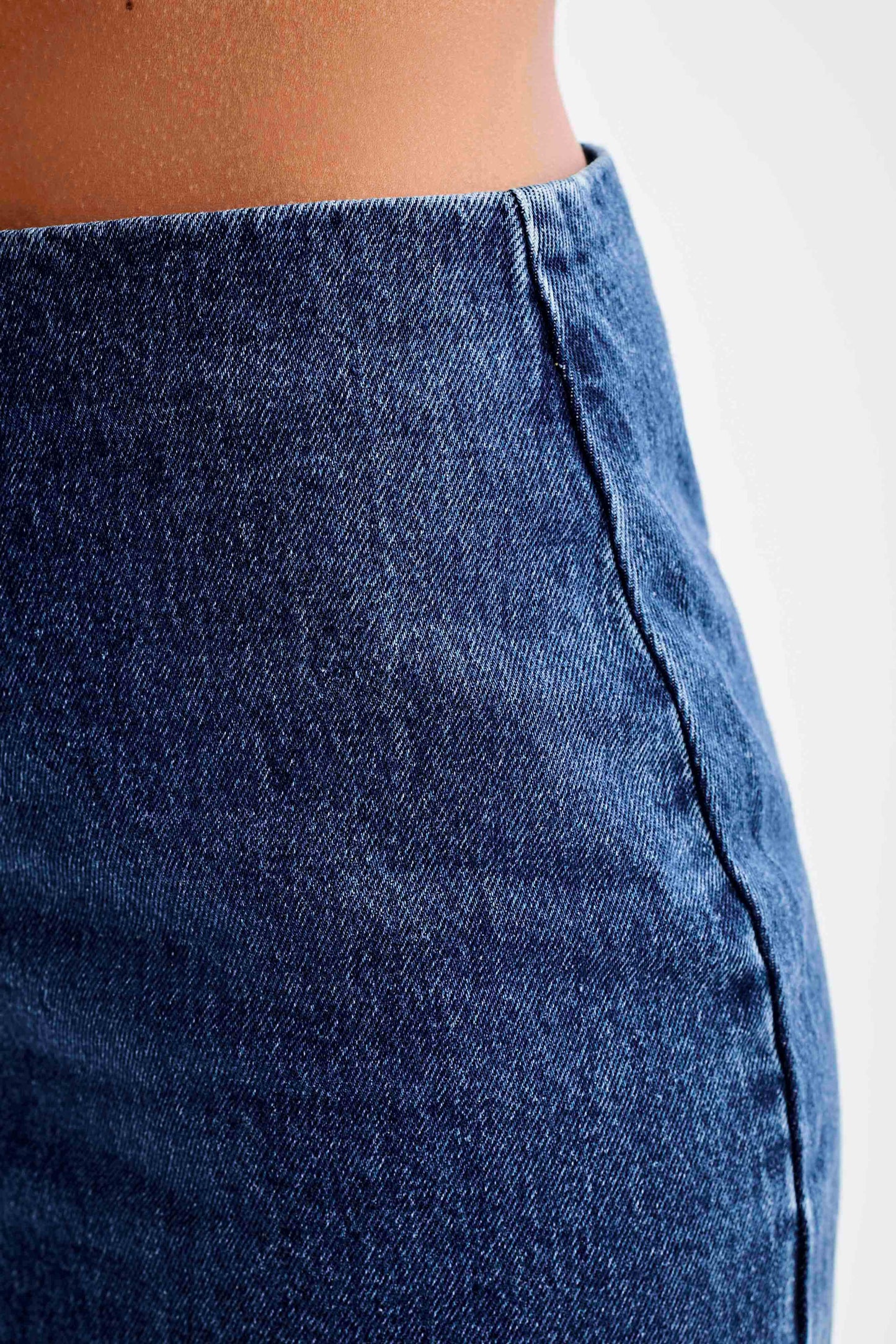 Mini-jupe en jean Ellie - Bleu foncé