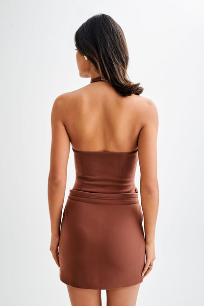 Halter Letitia avec boucle - Bois