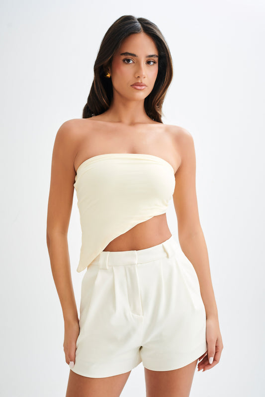 Top sans bretelles Donata Slinky - Sorbet au citron
