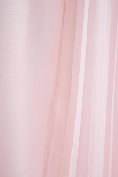 Robe Maxi en Chiffon Saira - Rose Poudré
