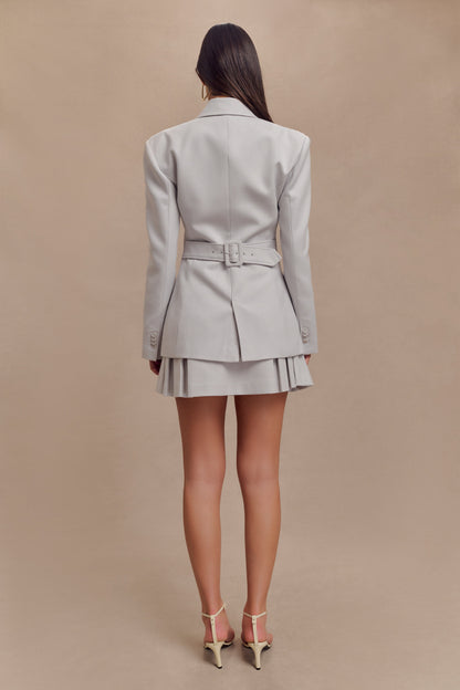 Blazer à taille ajustée Bellamy - Gris