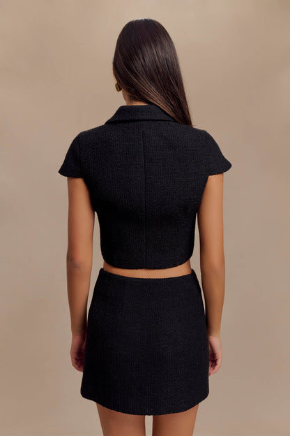 Jupe bouclette Parisa - Noir
