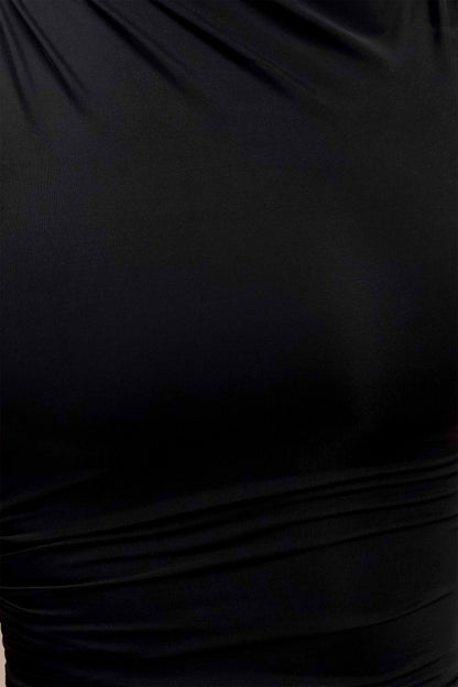Robe Maxi Kaia en Jersey Découpe - Noir