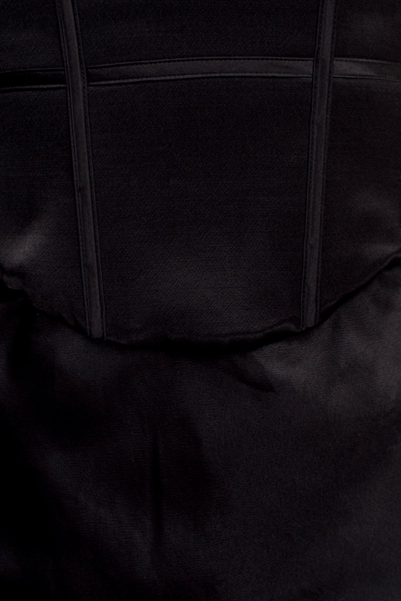 Robe Maxi Satin Sans Bretelles Harlow - Noir