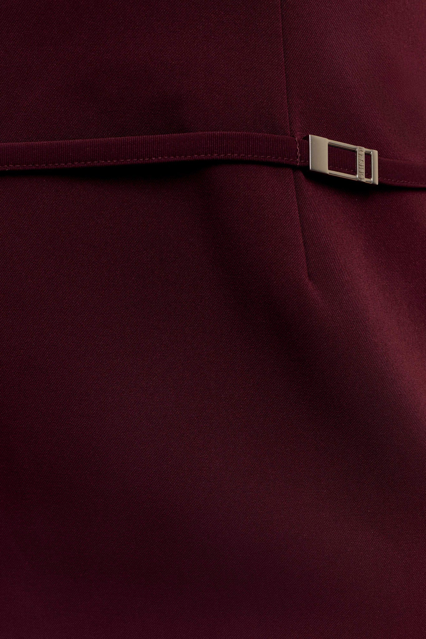 Mini-robe tailleur à ceinture Posie - Brun-rouge