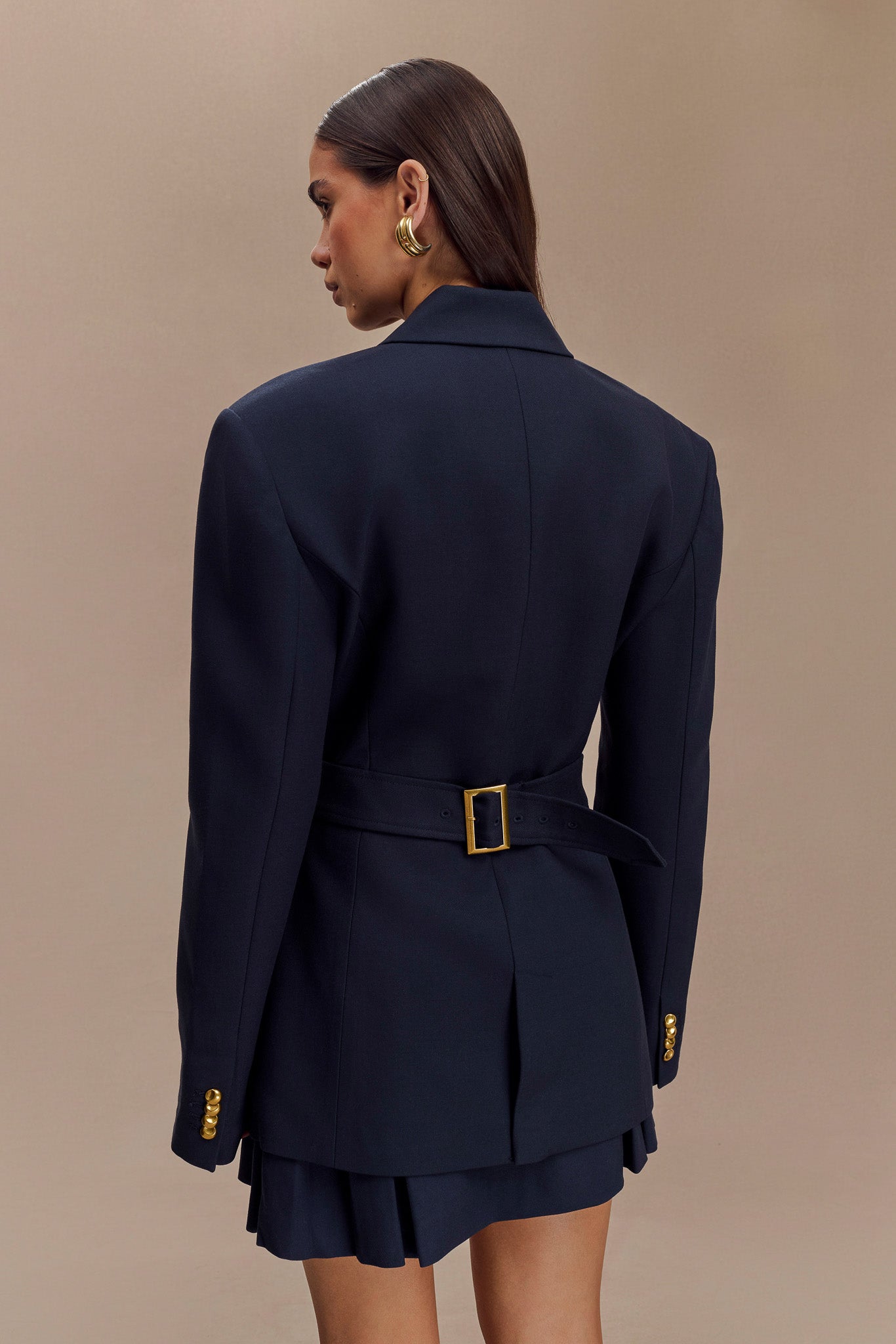 Blazer à taille ajustée Bellamy - Bleu marine foncé