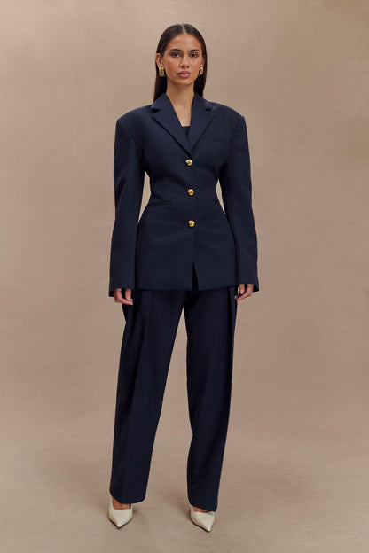 Blazer à taille ajustée Bellamy - Bleu marine foncé