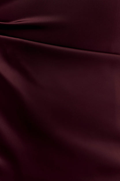 Avery Robe Maxi à Manches Longues - Prune
