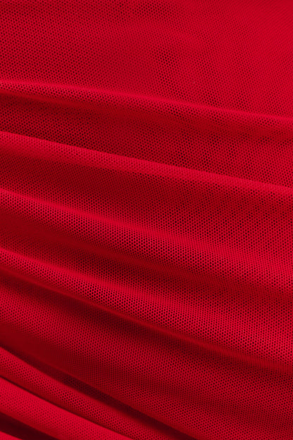 Top en maille transparente à épaules dénudées Everly - Ruby