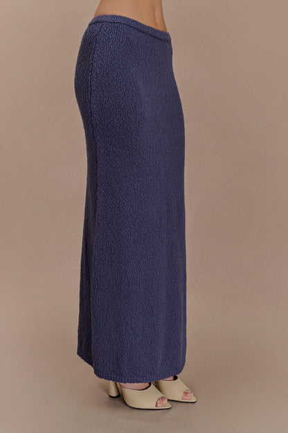 Jupe Maxi Boucle Moira - Acier