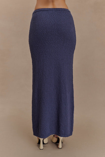 Jupe Maxi Boucle Moira - Acier