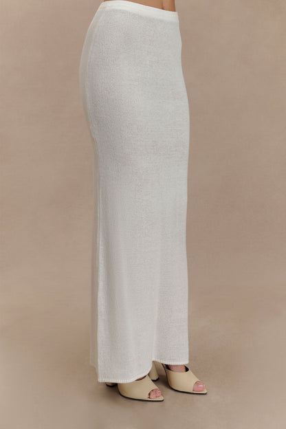 Jupe Maxi Tricot Phoebe - Ivoire