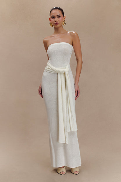 Jupe Maxi Tricot Phoebe - Ivoire