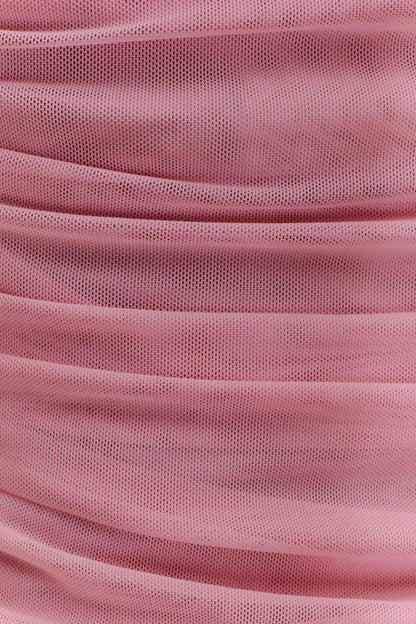 Top court en maille Brooklyn - Rose bonbon