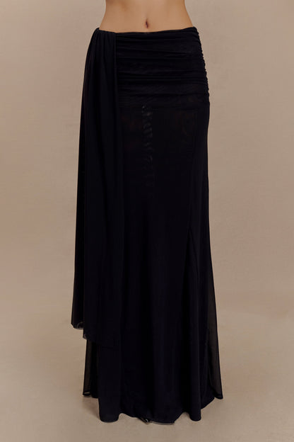 Jupe Maxi en Maille Arna - Noir