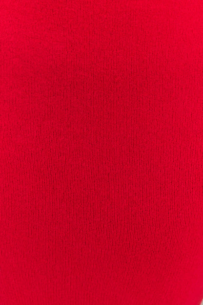 Jupe Maxi Tricot Elise - Rouge