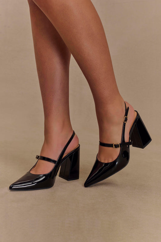 Talons pointés Valerie - Noir