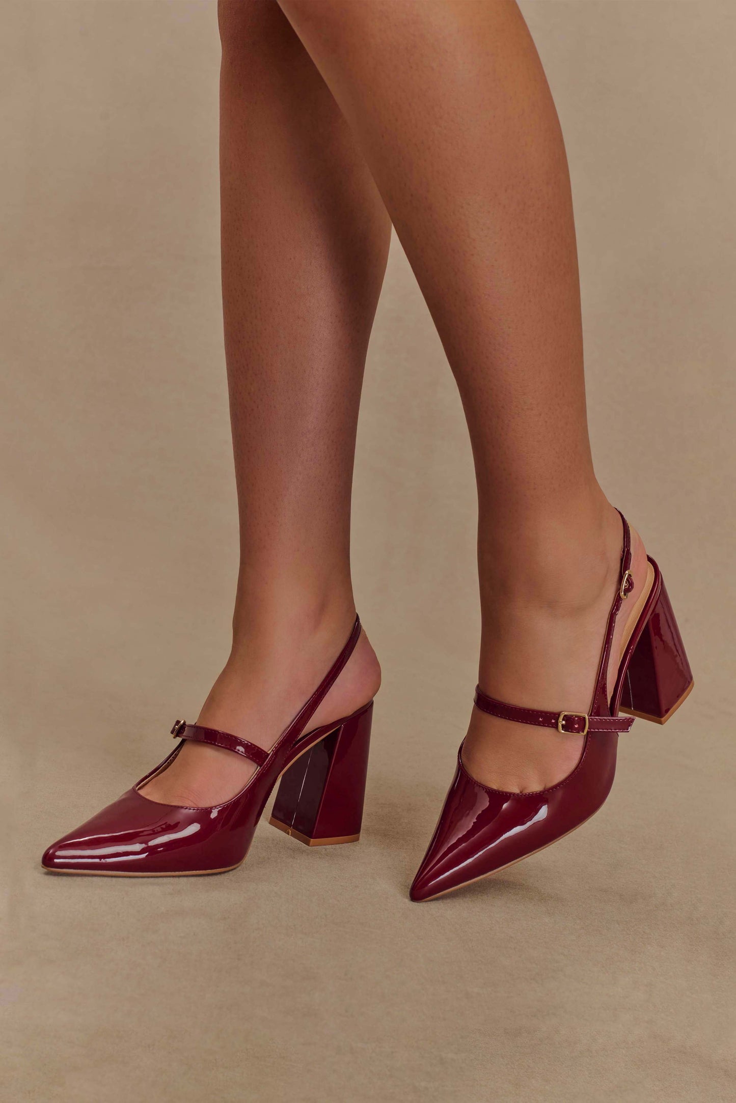 Talons pointés Valerie - Rouge