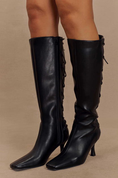 Bottes à lacets Nevaeh - Noir