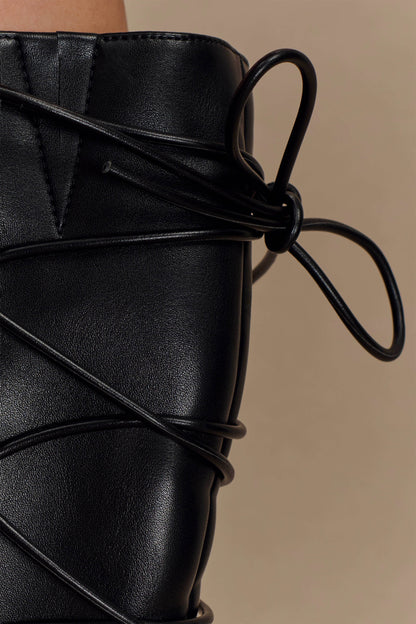 Bottes à lacets Nevaeh - Noir