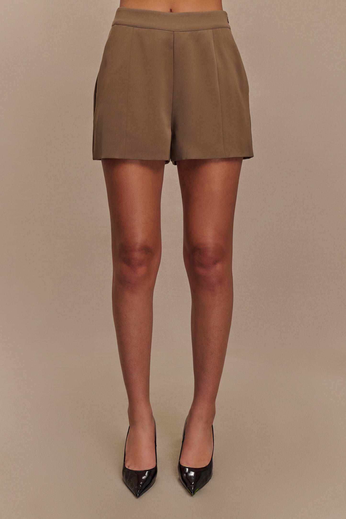 Short de costume Korrie - Brun cacao