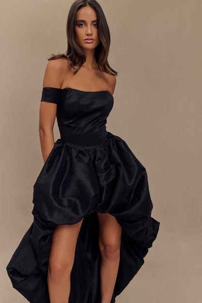 Robe Maxi Bulle Amelia - Noire