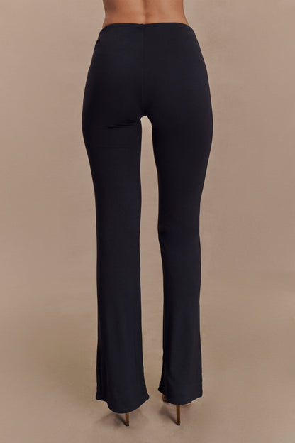 Pantalon droit en modal Preston - Noir