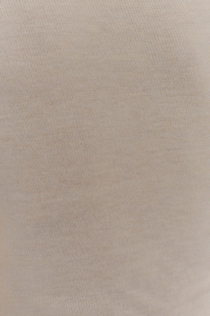 Top en jersey torsadé et drapé Culver - Crème