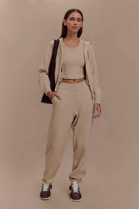 Jogging en tricot Sami - Camel