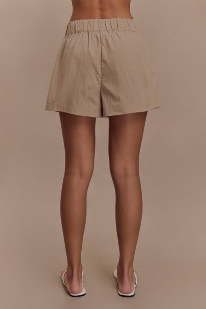 Shorts décontractés en coton Johanna - Sable