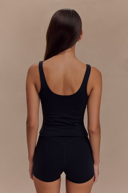 Top de yoga Alexandra - Noir