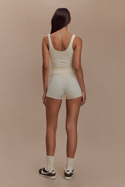 Short de cyclisme actif Orion - Ivoire