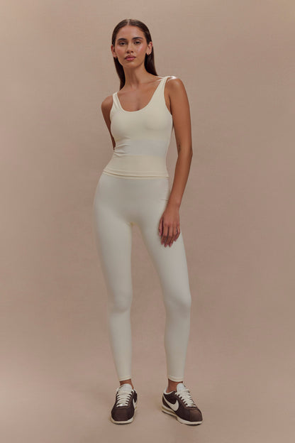 Leggings de sport Callie - Ivoire