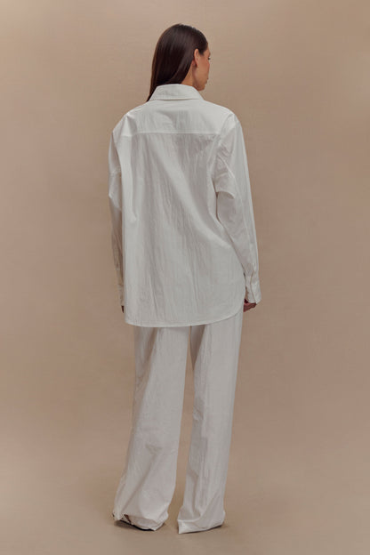Chemise oversize en coton Campbell - Blanc