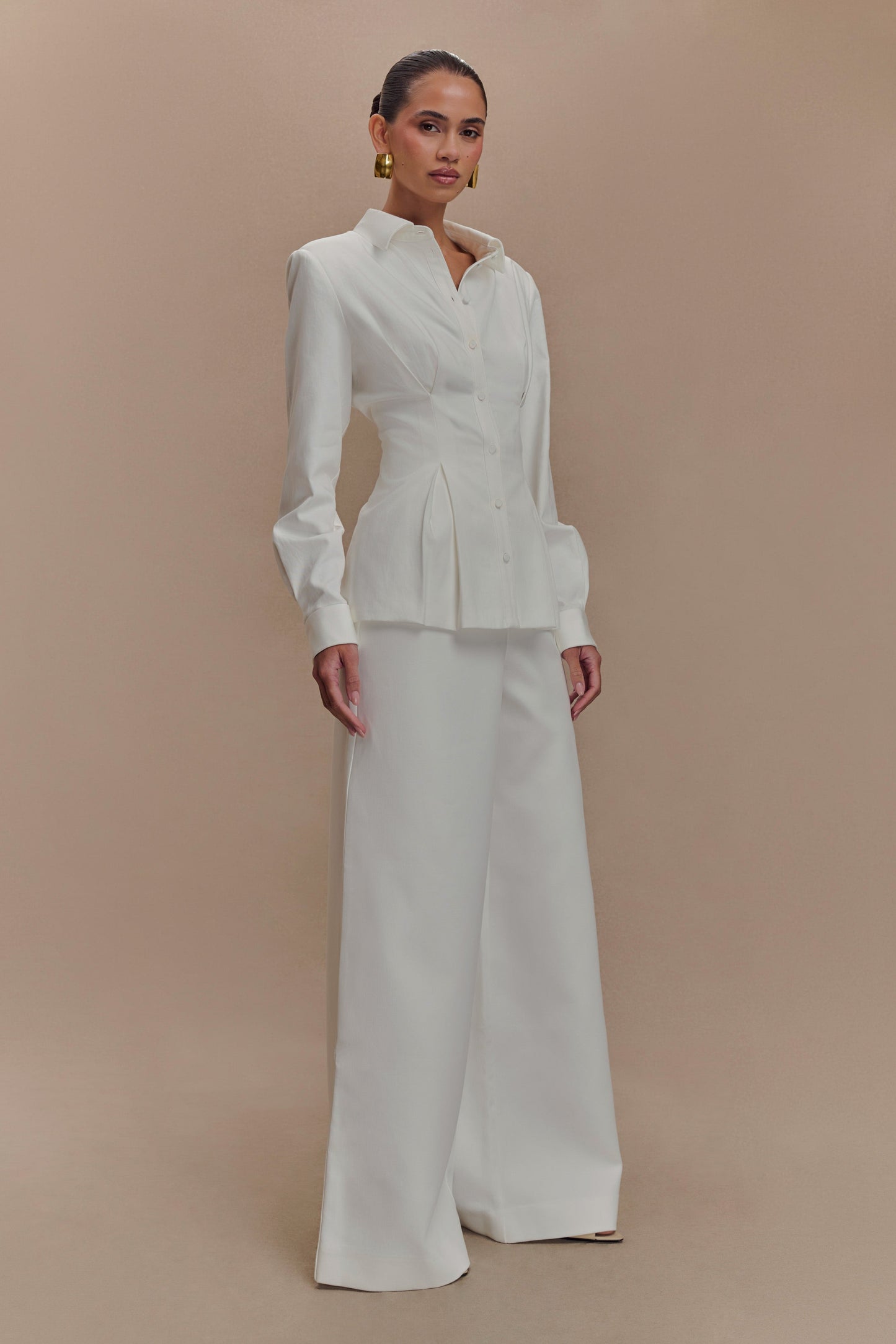Chemise oversize Rhia - Blanche