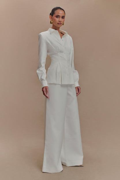 Chemise oversize Rhia - Blanche