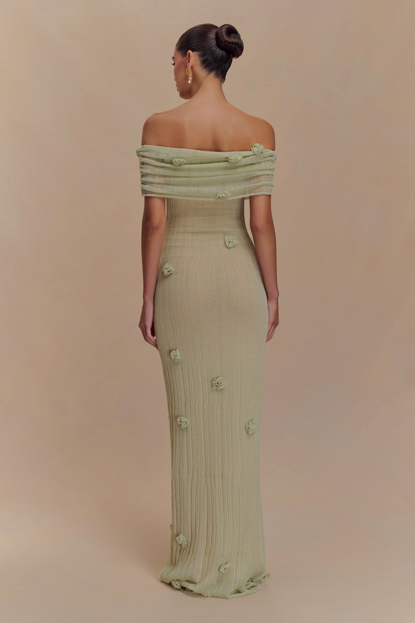 Robe Maxi Tricot Brynn Orchid - Vert Pastel