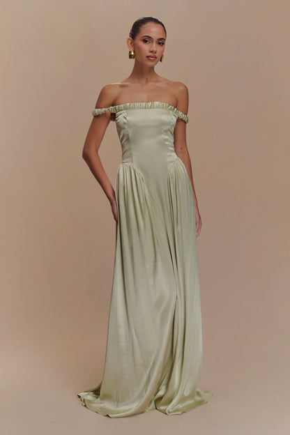 Robe Maxi Coco à Taille Tombante - Sève