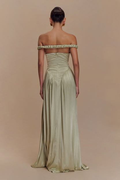 Robe Maxi Coco à Taille Tombante - Sève